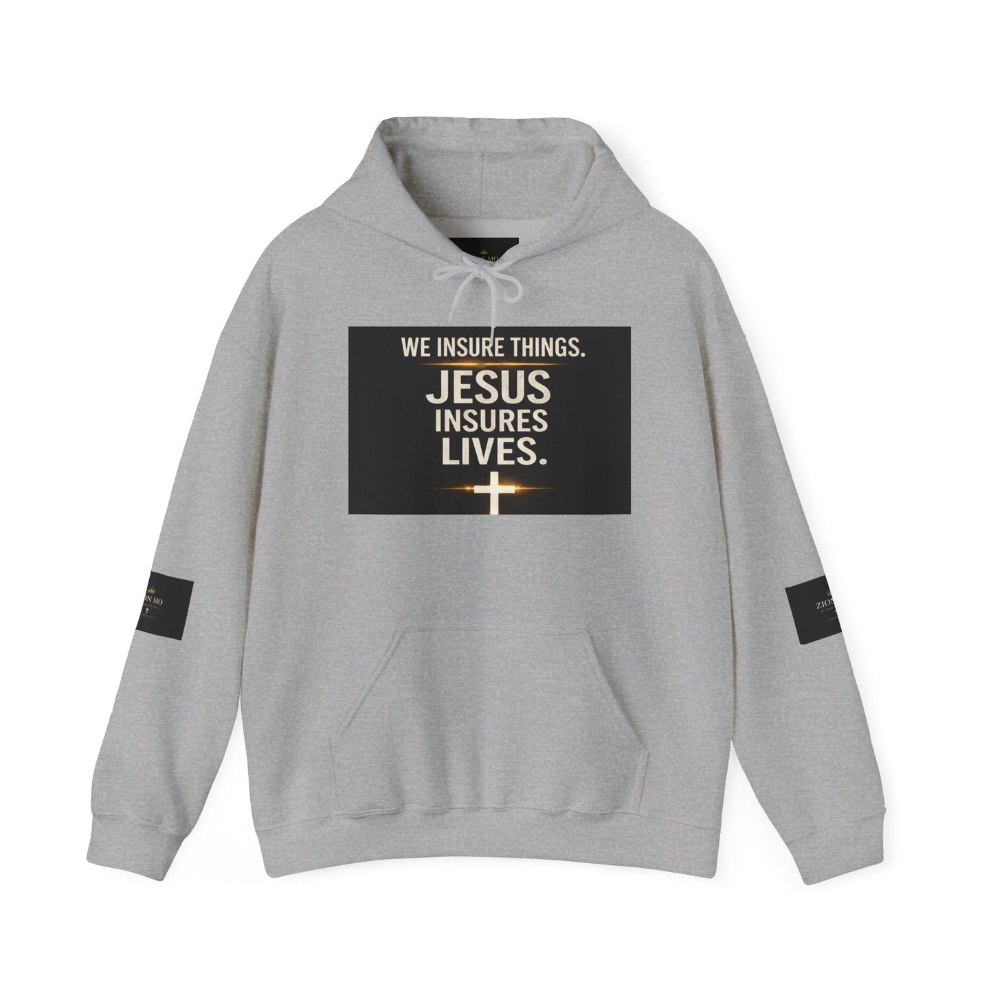 Jesus Insures Lives hoodie | Christian faith sweatshirt, be good back print