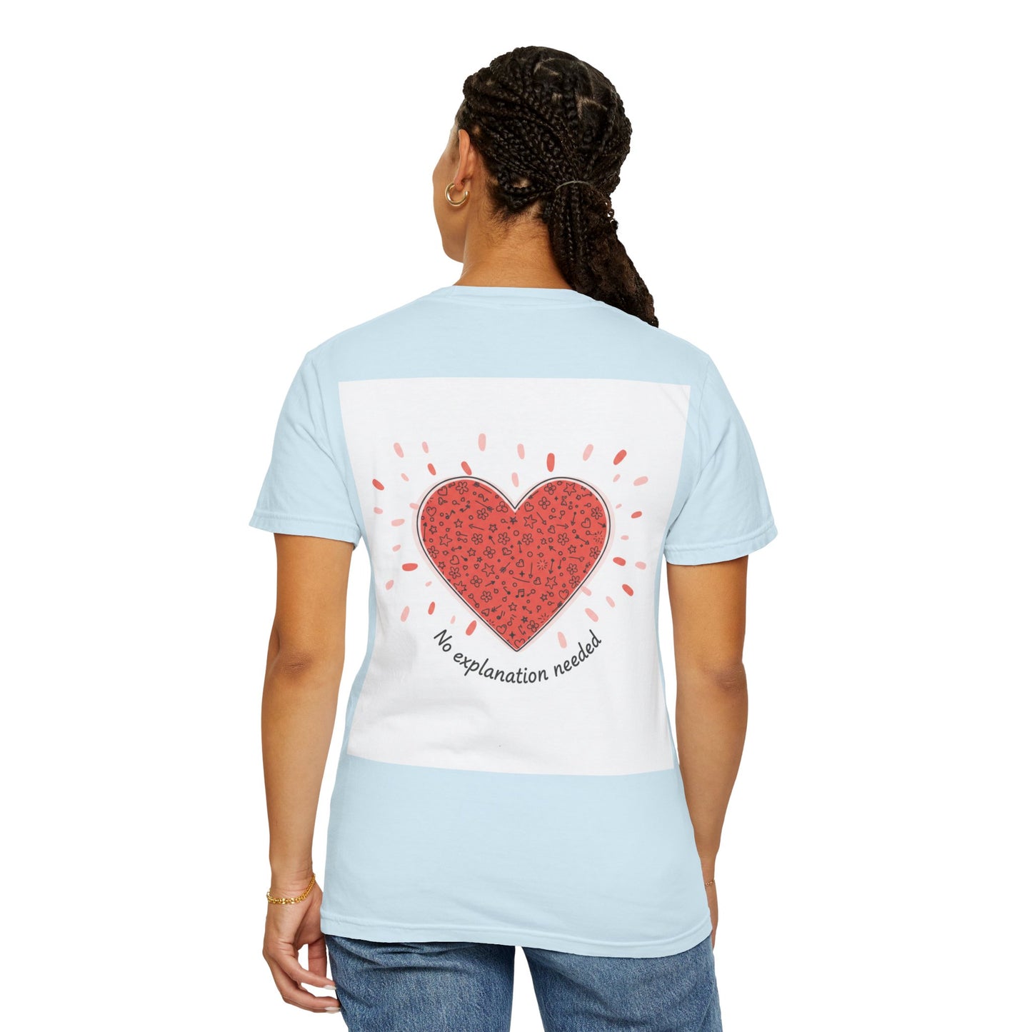 I’m Yours 120% T-Shirt — Heart Graphic “No Explanation Needed” Valentine Tee