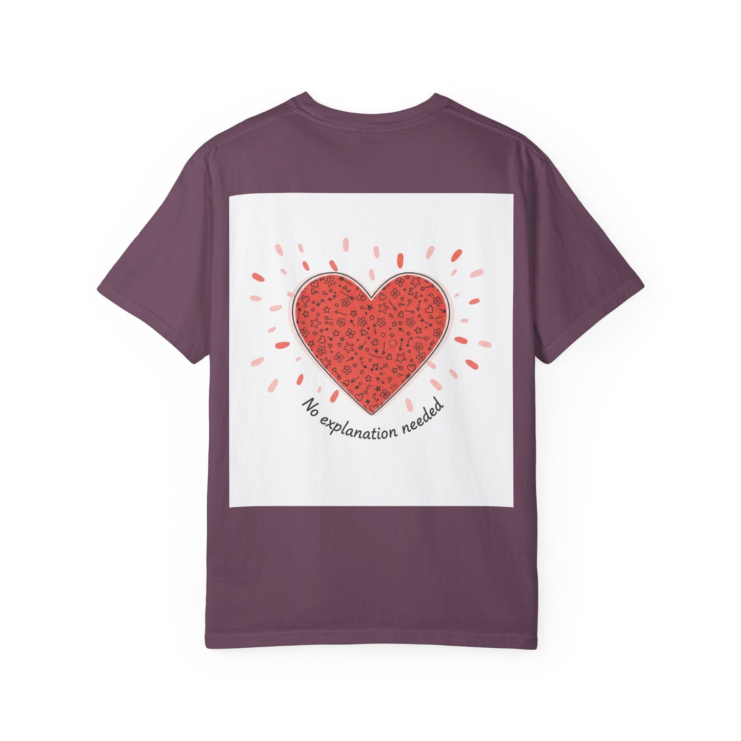 I’m Yours 120% T-Shirt — Heart Graphic “No Explanation Needed” Valentine Tee