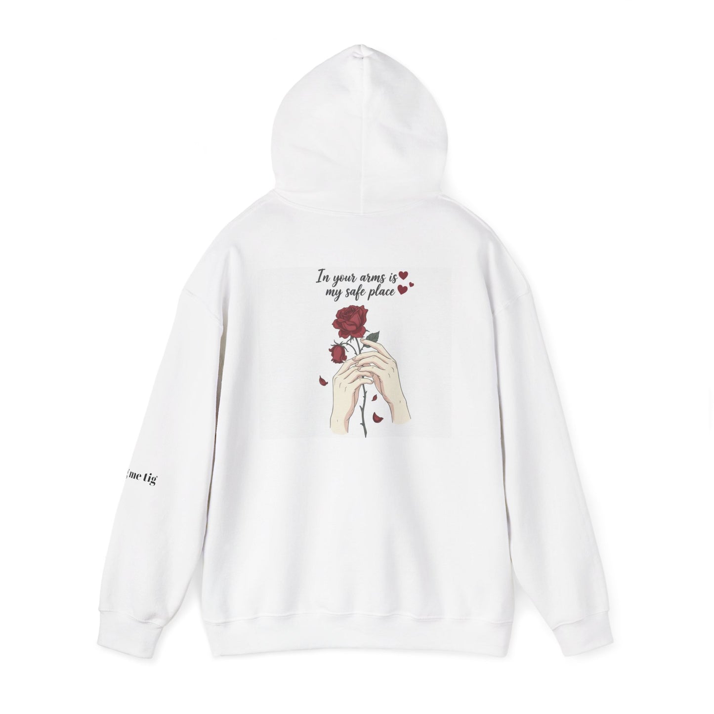 Cozy Bird Nest Hoodie — "Home Is My Safe Place" Comfort Sweatshirt