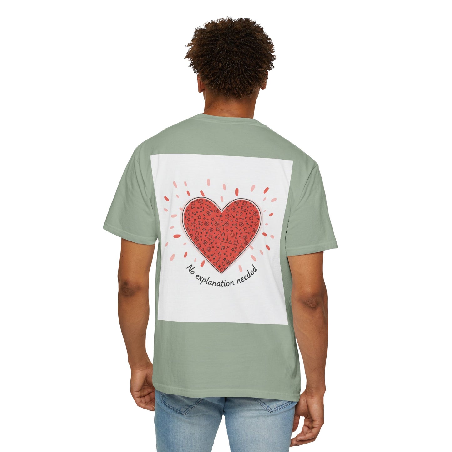 I’m Yours 120% T-Shirt — Heart Graphic “No Explanation Needed” Valentine Tee