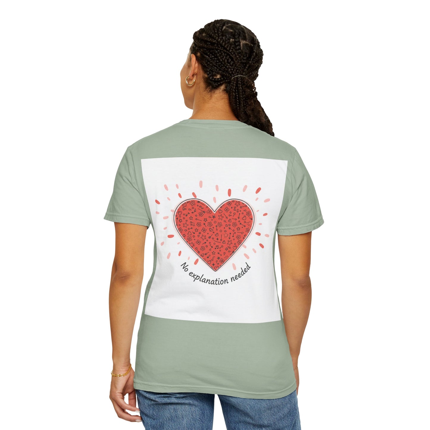 I’m Yours 120% T-Shirt — Heart Graphic “No Explanation Needed” Valentine Tee