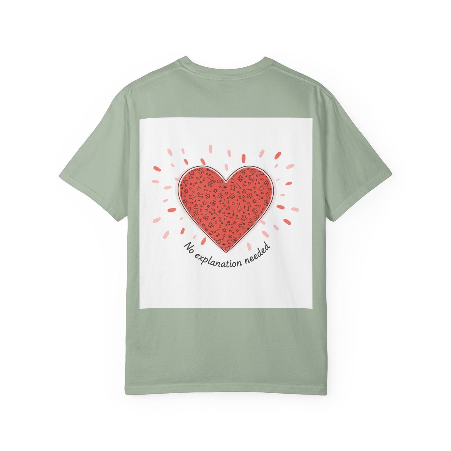 I’m Yours 120% T-Shirt — Heart Graphic “No Explanation Needed” Valentine Tee