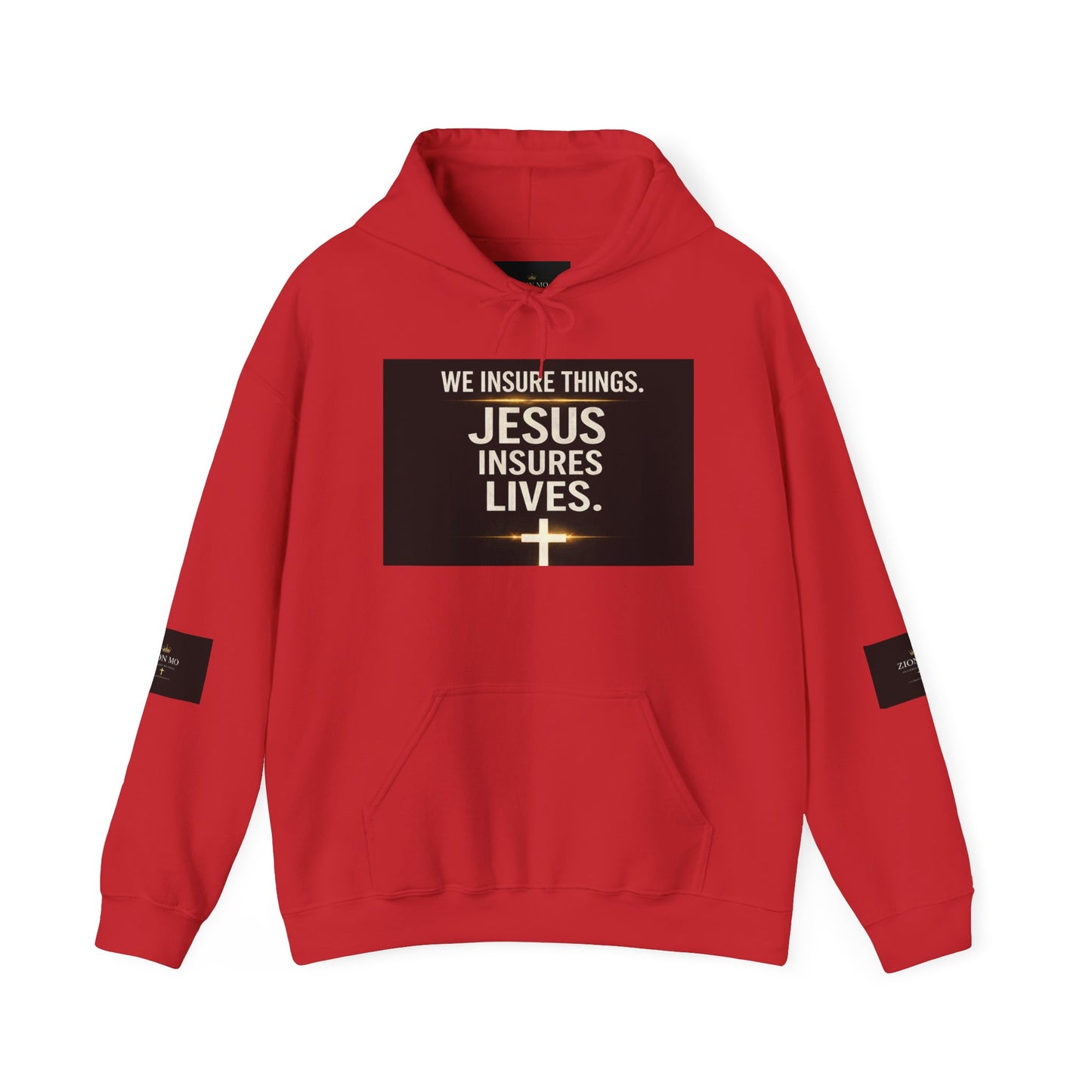 Jesus Insures Lives hoodie | Christian faith sweatshirt, be good back print