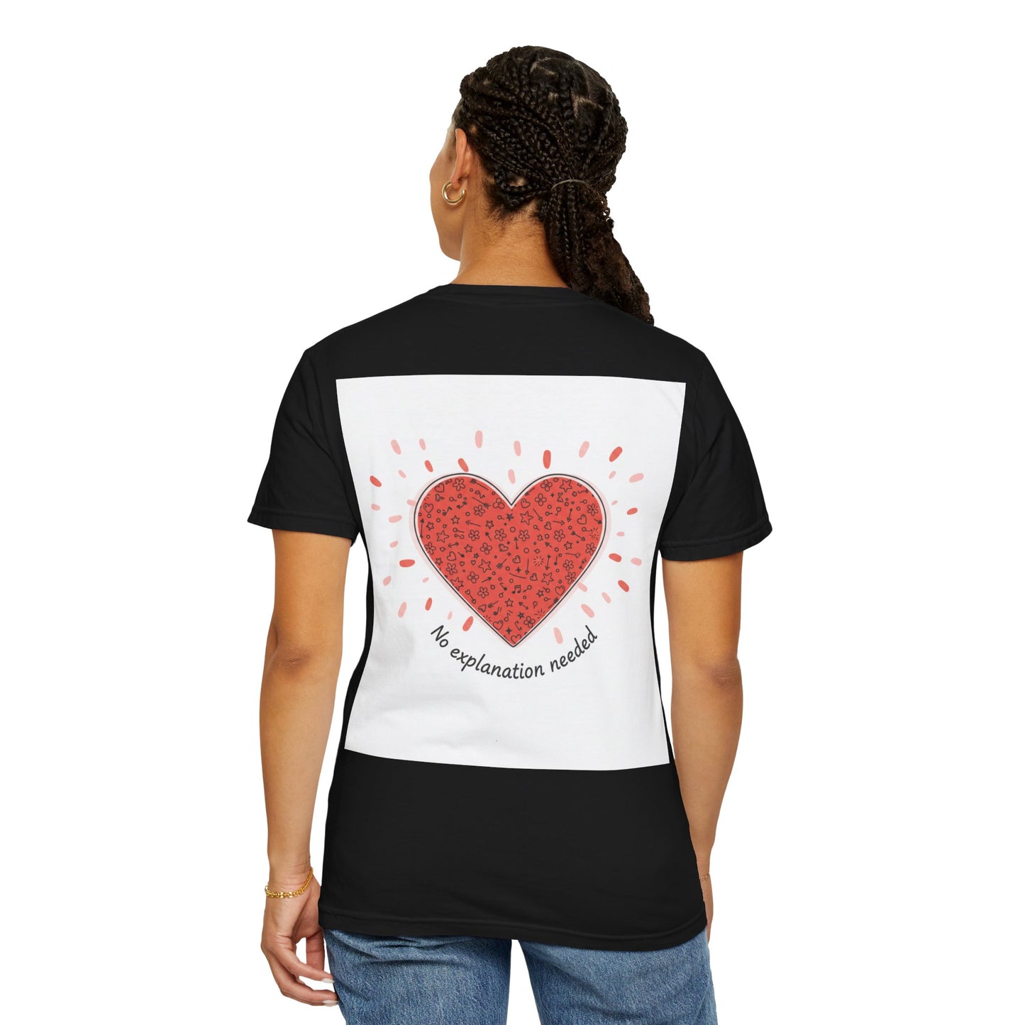 I’m Yours 120% T-Shirt — Heart Graphic “No Explanation Needed” Valentine Tee