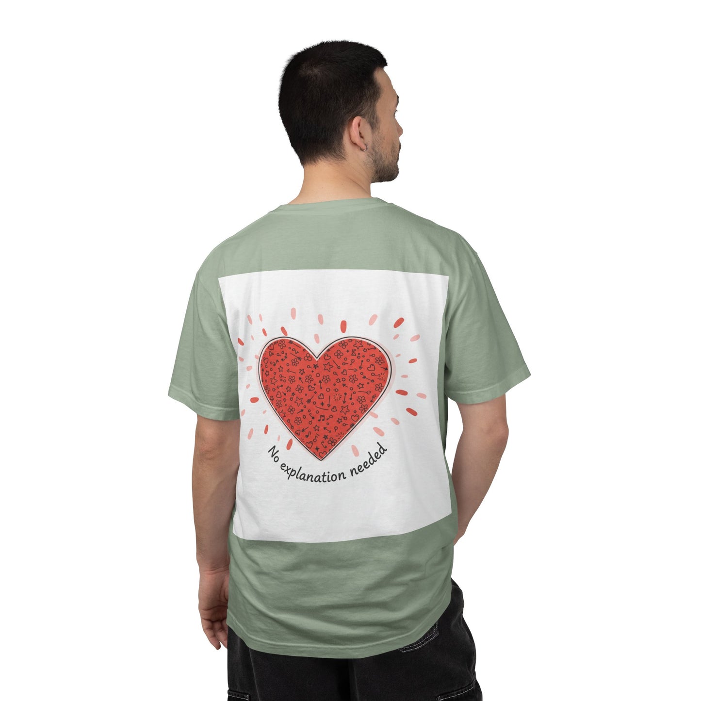 I’m Yours 120% T-Shirt — Heart Graphic “No Explanation Needed” Valentine Tee