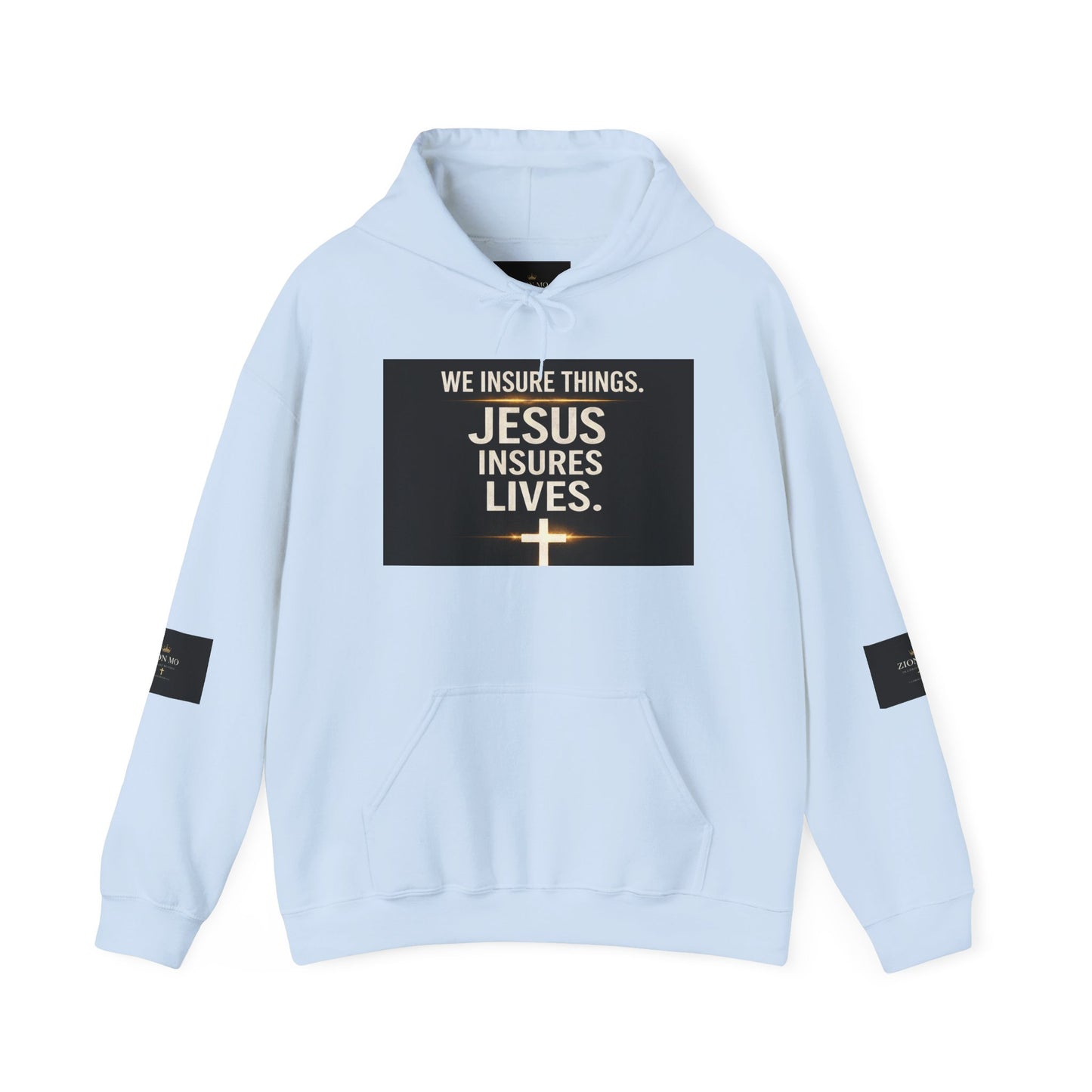 Jesus Insures Lives hoodie | Christian faith sweatshirt, be good back print
